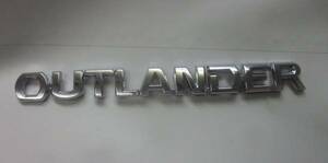  Outlander GG2W back door OUTLANDER rear emblem Mark rear gate baji Mitsubishi rear emblem original badge 