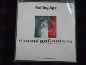 EPレコード　Rolling Age 中村あゆみ　 タ金2