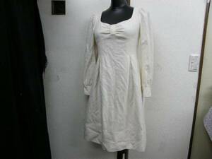 g46 Private Label wool . ivory One-piece size M prompt decision lady's 