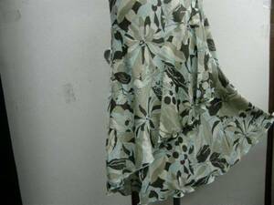 h4 Alpha Cubic super-beauty goods . floral print frill skirt size 64-91 prompt decision lady's 