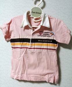 ● Croissance Bebe 95 Size Light Pink Polo рубашка хлопка