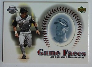 MLB トレカ■2002 Upper Deck Game Face #167 Luis Gonzalez ルイス・ゴンザレス■トレーディング・カード■319