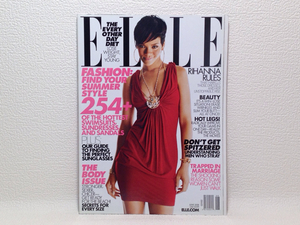 洋雑誌 ELLE US No.274 6.2008 Rihanna 送料180円/e1
