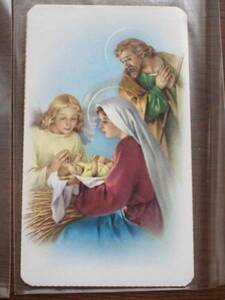 御絵★１０５　キリスト教絵画クリスマスカード