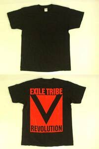 ☆エグザイル【EXILE TRIBE】半袖Tシャツ M 黒 REVOLUTION美品