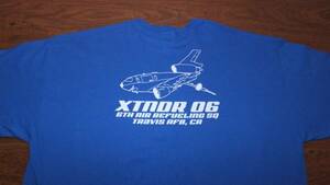 【USAF】Vis Extensa 6ARS KC-10エクステンダー空中給油部隊TRAVIS AFB TシャツサイズXL カリフォルニア トラビス空軍基地