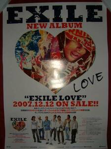 【ポスターH27】 EXILE/EXILE LOVE 非売品!筒代不要!