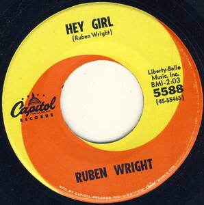 * 60's Deep Northern Soul 45 * Ruben Wright *