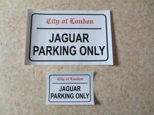  Jaguar parking sticker Britain made *JAGUAR E type * Britain car *XE*XF*XKR*XE*I-PACE*XJ*F-TYPE