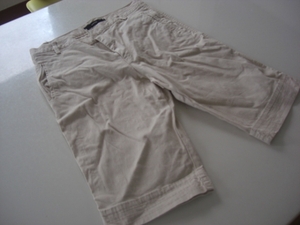  beautiful goods 38 Florent stitch short pants beige 
