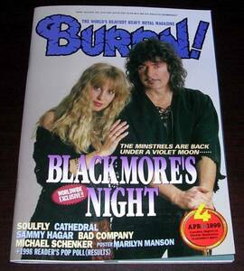 BURRNバーン1999年4月号★BLACKMORE'S NIGHT