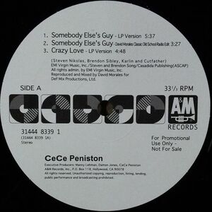 $ Ce Ce Peniston / Somebody Else's Guy (31444 8339 ) Best EP (6Track YYY133-1983-5-19 Crazy Love レコード