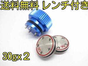 送料無！スコッティキャメロン用 ウェイト 30ｇ×2＋ツール青