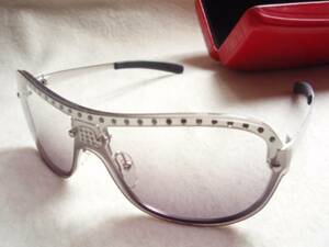 ● alain mikli アランミクリ スタッズ サングラス 眼鏡 新品 ラインストーン レンズ ブラック フレーム シルバー ユニセックス