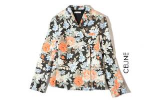 超素敵。セリーヌ CELINE　12リゾートコレクション　花柄　デザインジャケット 38 送料無料！
