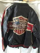 HARLEY　DAVIDSON　メンズ　レザー　ジャケット　中古_画像2