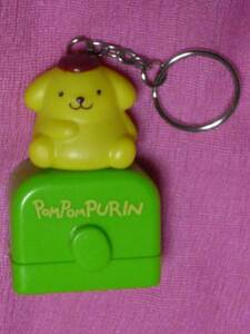  ultra rare!1999 year Pom Pom Purin stamp attaching mascot key holder ( not for sale )