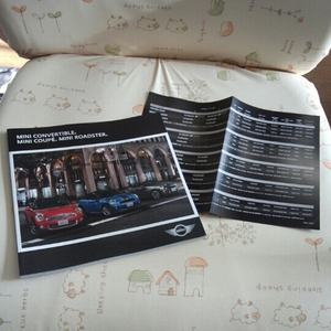  Mini convertible catalog Mini Roadster catalog with price list .