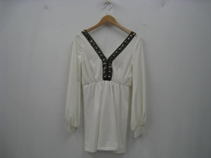 CECILMcBEE Cecil McBee tunic white biju-M