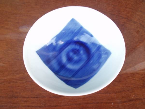 有田･波佐見･手描き･若手陶芸作家･康創窯角紋変形小鉢1個, 和食器, 鉢, 小鉢