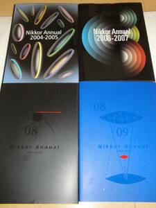  prompt decision Nikkor Annual 2004~2009 Nikkor yearbook photoalbum 4 pcs. set 