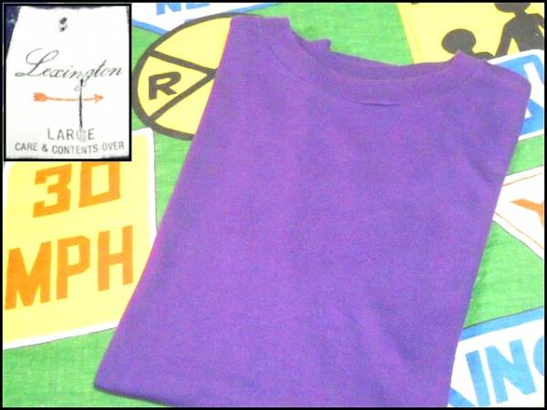 ☆差し色にも使える色目の1枚☆Made in USA製アメリカ製ビンテージクルー