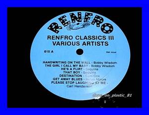 V.A. / Renfro Classics III/ノーザンソウル/Bobby Wisdom/Sequins/Sam Cox/Stunners/Carl Henderson/5点以上で送料無料!!!/LP