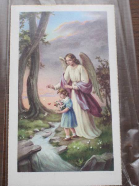 Picture 085 Christian Painting Christmas Card, antique, collection, Printed materials, others