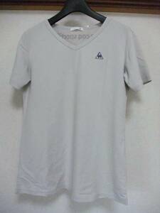 【新品】　ルコック 半袖Tシャツ　上品素敵　グレー　Oサイズ 　⑩