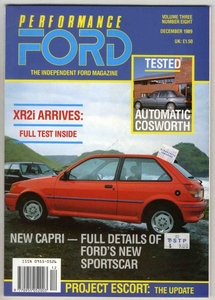 【b5751】89.12 Performance FORD／フォードXR2i,キットカー...