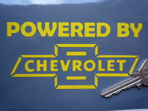 送料無料 Powered By Chevrolet シボレー ステッカー125mm 海外