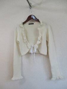 ine. becomes bolero manner cardigan (USED)90916