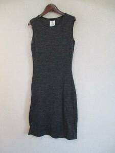 D&G gray no sleeve knitted dress (USED)92216MP