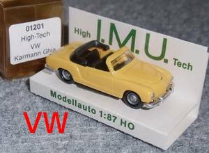 IMU 1/87 VW Karmann-ghia желтый Volkswagen 