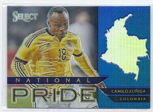 2015 Select Soccer Camilo Zuniga NP Blue Prizm /299