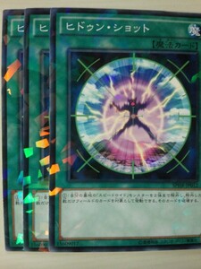 遊戯王 ヒドゥン・ショット パラレル 三枚