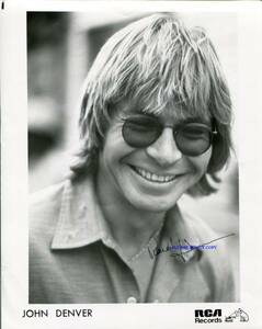 John Denver ジョン・デンバー サイン フォト