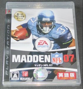 ◆新品◆PS3 マッデンNFL07(英語版)