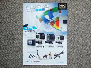 【カタログのみ】ゴープロ GoPro 2015.02 HERO4 HERO3 Black Silver 4K