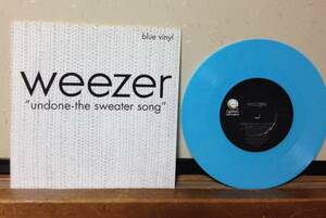 Супер редкий прекрасный Weezer Undone Blue Vinyl