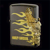 ☆【新品未使用】zippo 　　HARLEYサイドメタル　HDP-01