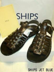 *SHIPS/ Ships leather sandals Italy made * new goods 