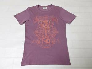 * ash pink *Juicy Couture Juicy Couture print T-shirt smoky lavender USA made 90s Y2K old clothes woman .....