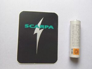 U.S.輸入ステッカー SCARPA スカルパ lightning 72x53mm