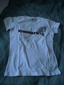【kiss mark】キスマークTシャツ/白/Ｍサイズ