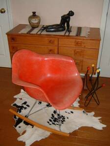 US Vintage HERMAN MILLER Eames arm shell chair ⑫