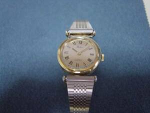 アンティーク　手巻式　１７石　BELAMIの女性用腕時計　ゴールド