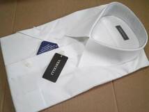 サイズ ３L 45-半袖*VERCELLI*NANO-TEX 高級Yシャツ 形態安定加工_画像1