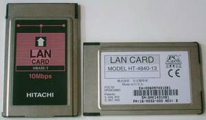 [ Hitachi ]10BASE-T LAN PC card HT-4840-13( cable lack of )