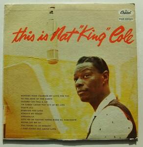 ◆ NAT KING COLE / This Is Nat King Cole ◆ Capitol T-870 (turquoise) ◆ C